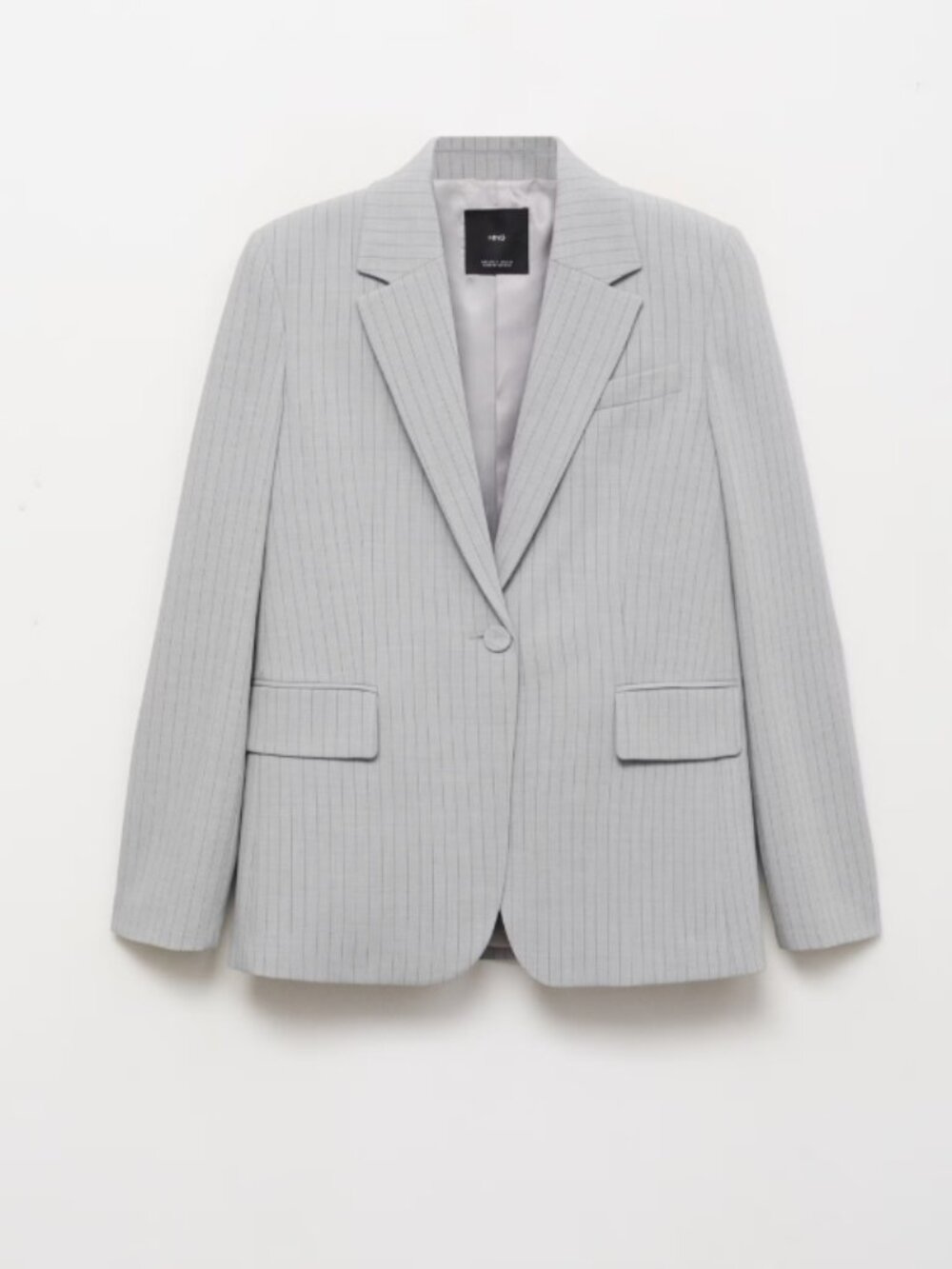 MANGO Tailored Pinstripe Blazer – Sz L | Worn Once | Excellent Condition